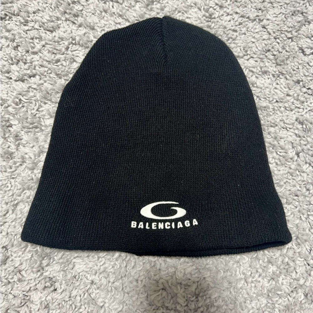 Balenciaga Black Mask Beanie